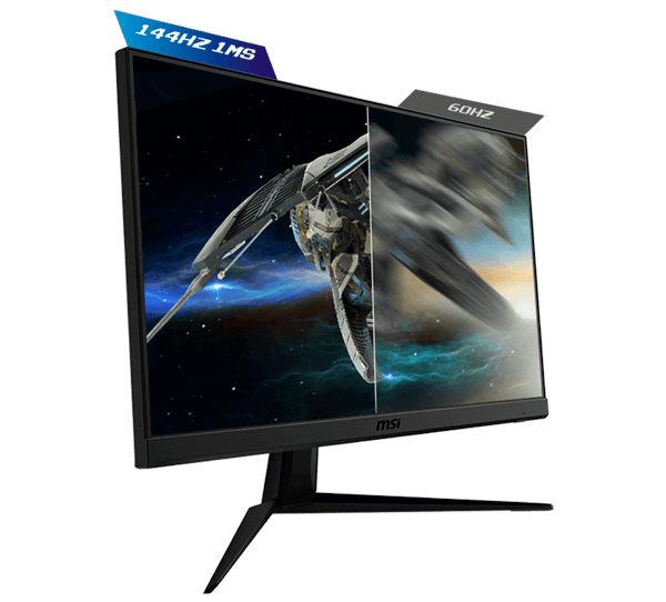 MSI G271, monitor para juegos de 27, 1920 x 1080 (FHD), IPS, 1ms, 144Hz,  FreeSync, HDMI, Displayport, Tilt