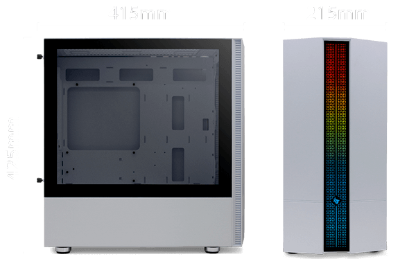 GABINETE GAMER PICHAU CARRIER II RGB