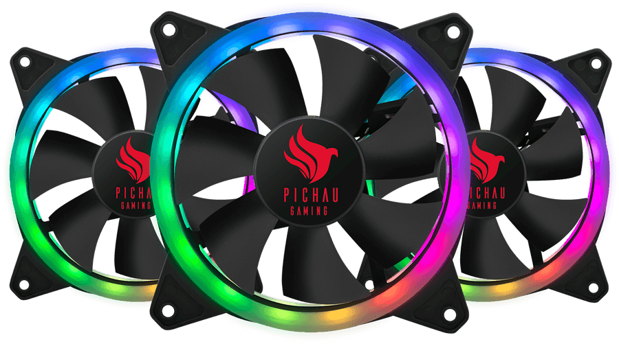 Ventoinha Pichau gaming FEATHER com tecnologias Hydro Bearing e Low-Noise para completar um setup Gamer