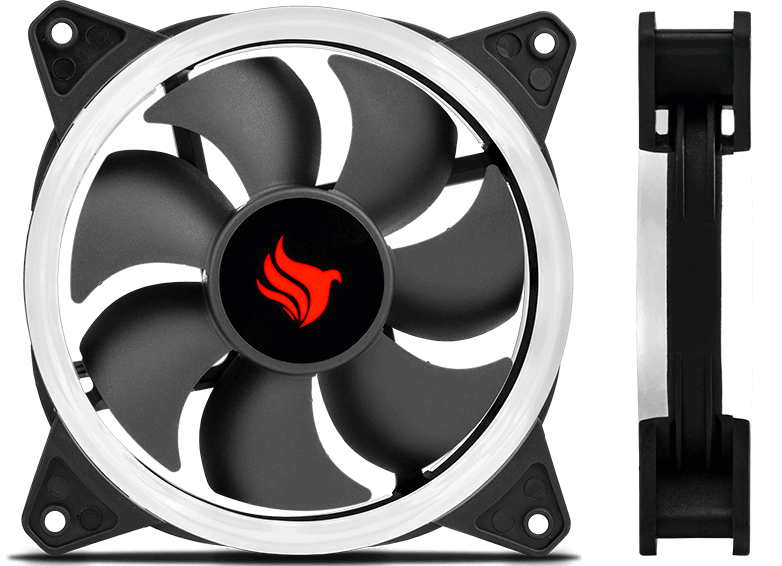 Ilumine seu setup com LED Branco da ventoinha FEATHER